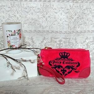 Juicy Couture, wristlet, wallet, pink small